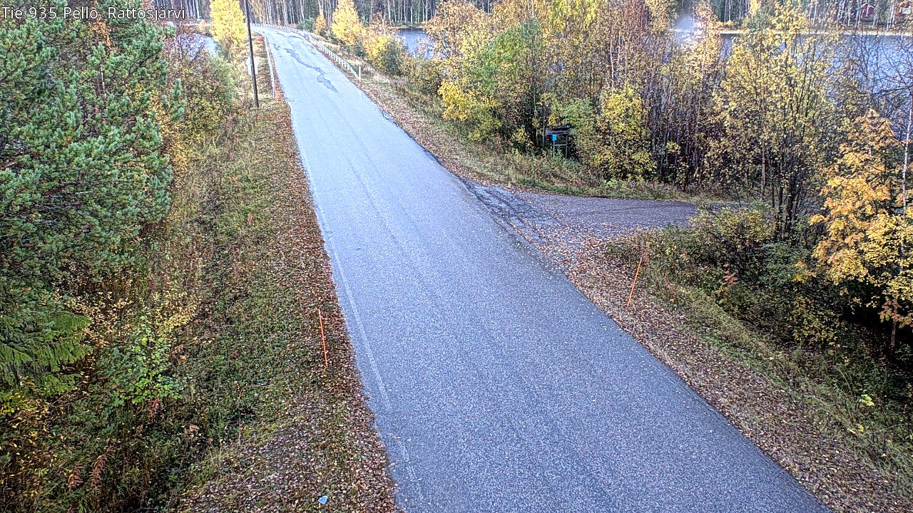 Kelikamerat Kuva Tie 935 Rattosjärvi, Pello, Lappi