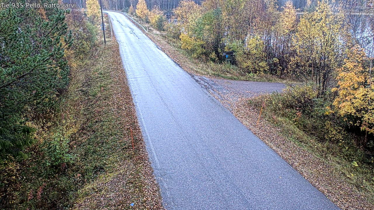 Kelikamerat Kuva Tie 935 Rattosjärvi, Pello, Lappi