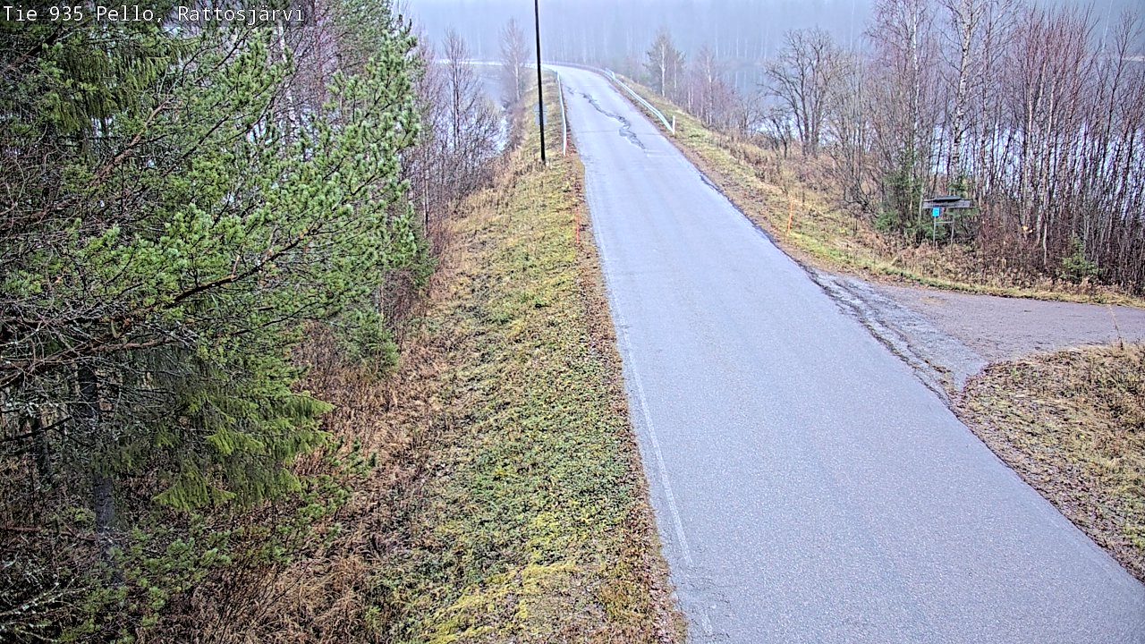 Kelikamerat Kuva Tie 935 Rattosjärvi, Pello, Lappi