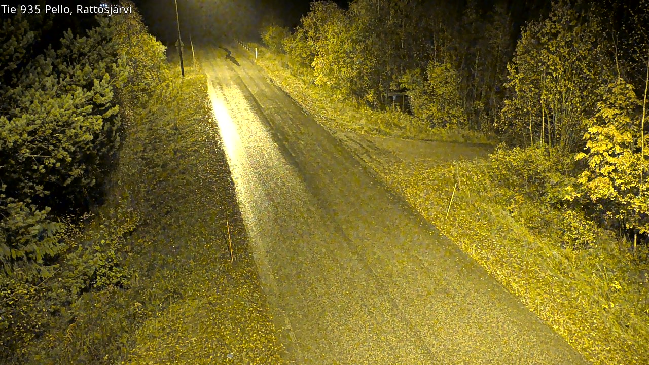 Kelikamerat Kuva Tie 935 Rattosjärvi, Pello, Lappi