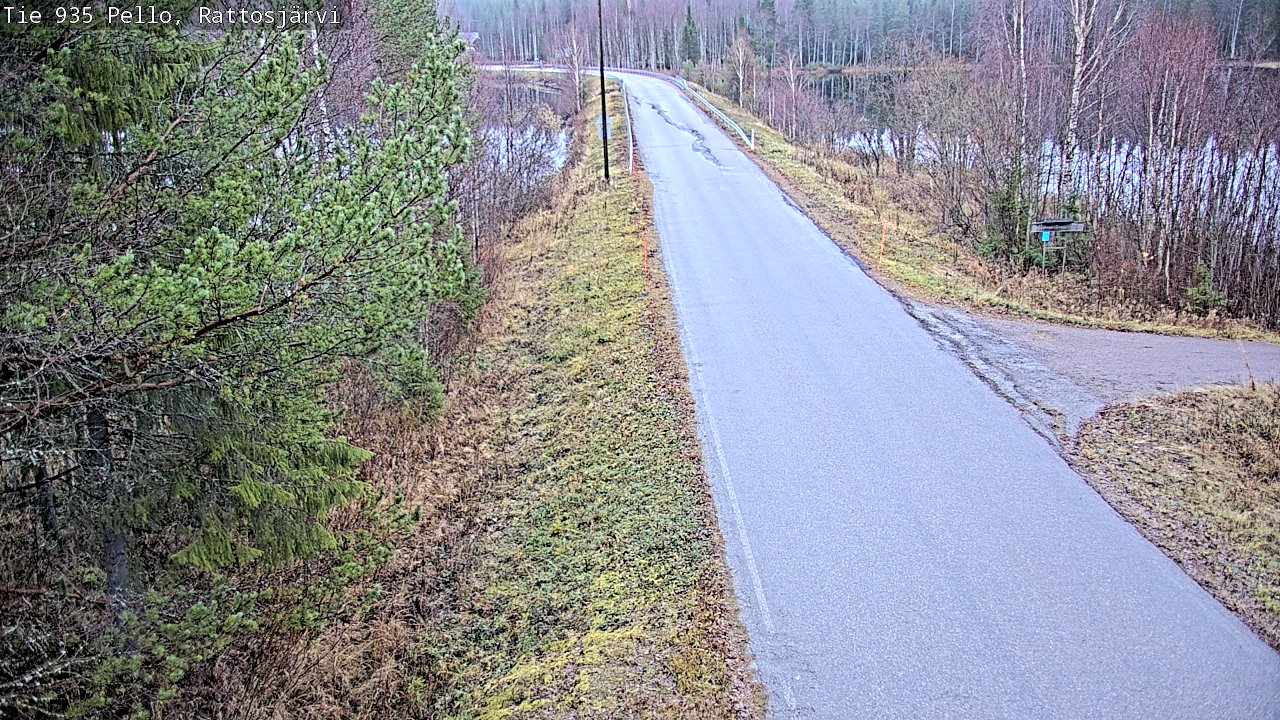 Kelikamerat Kuva Tie 935 Rattosjärvi, Pello, Lappi