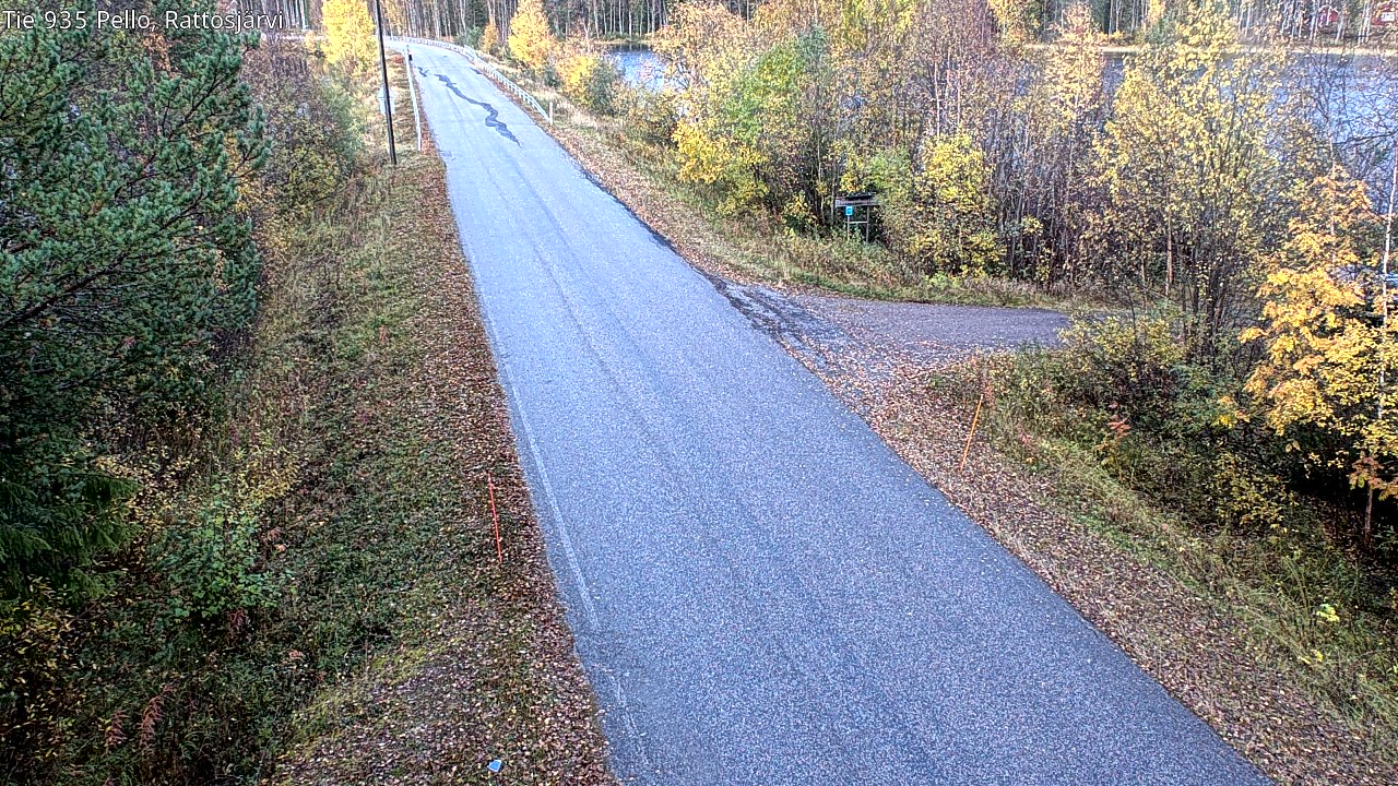 Kelikamerat Kuva Tie 935 Rattosjärvi, Pello, Lappi