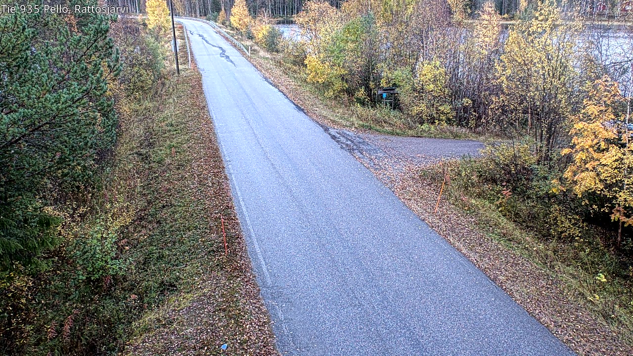 Kelikamerat Kuva Tie 935 Rattosjärvi, Pello, Lappi
