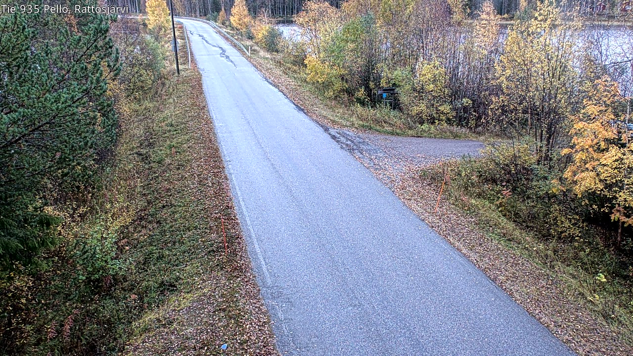 Kelikamerat Kuva Tie 935 Rattosjärvi, Pello, Lappi