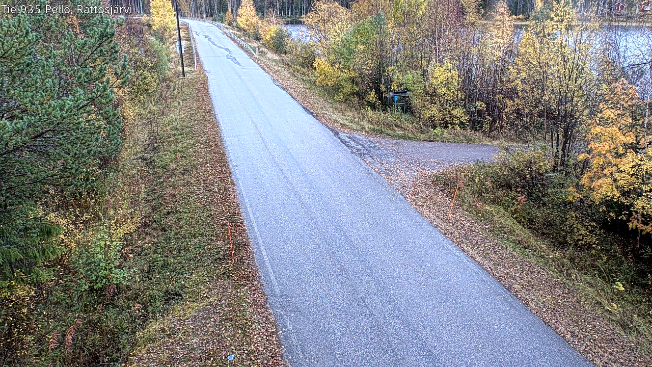 Kelikamerat Kuva Tie 935 Rattosjärvi, Pello, Lappi