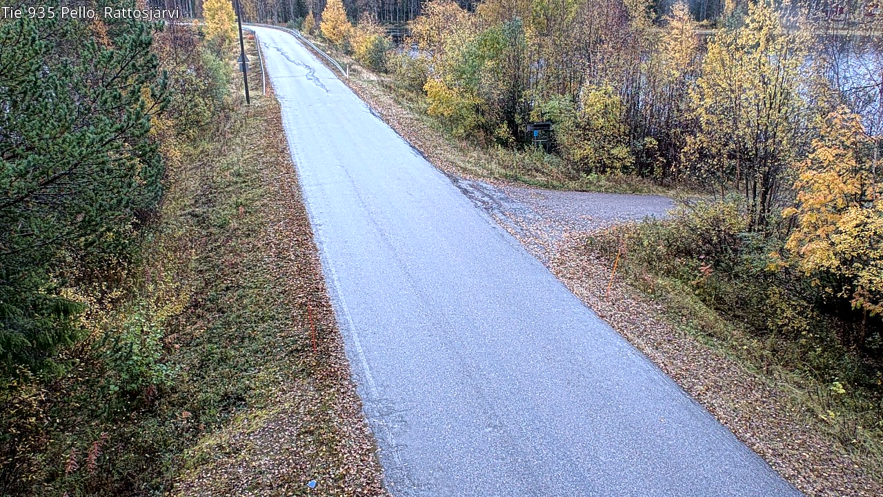 Kelikamerat Kuva Tie 935 Rattosjärvi, Pello, Lappi