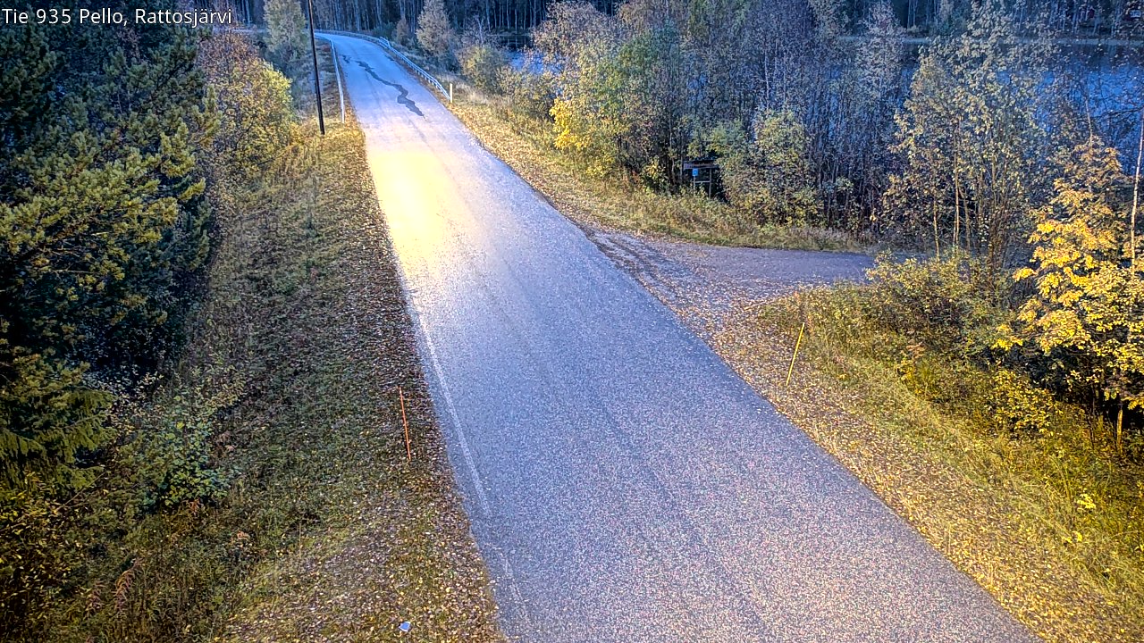 Kelikamerat Kuva Tie 935 Rattosjärvi, Pello, Lappi