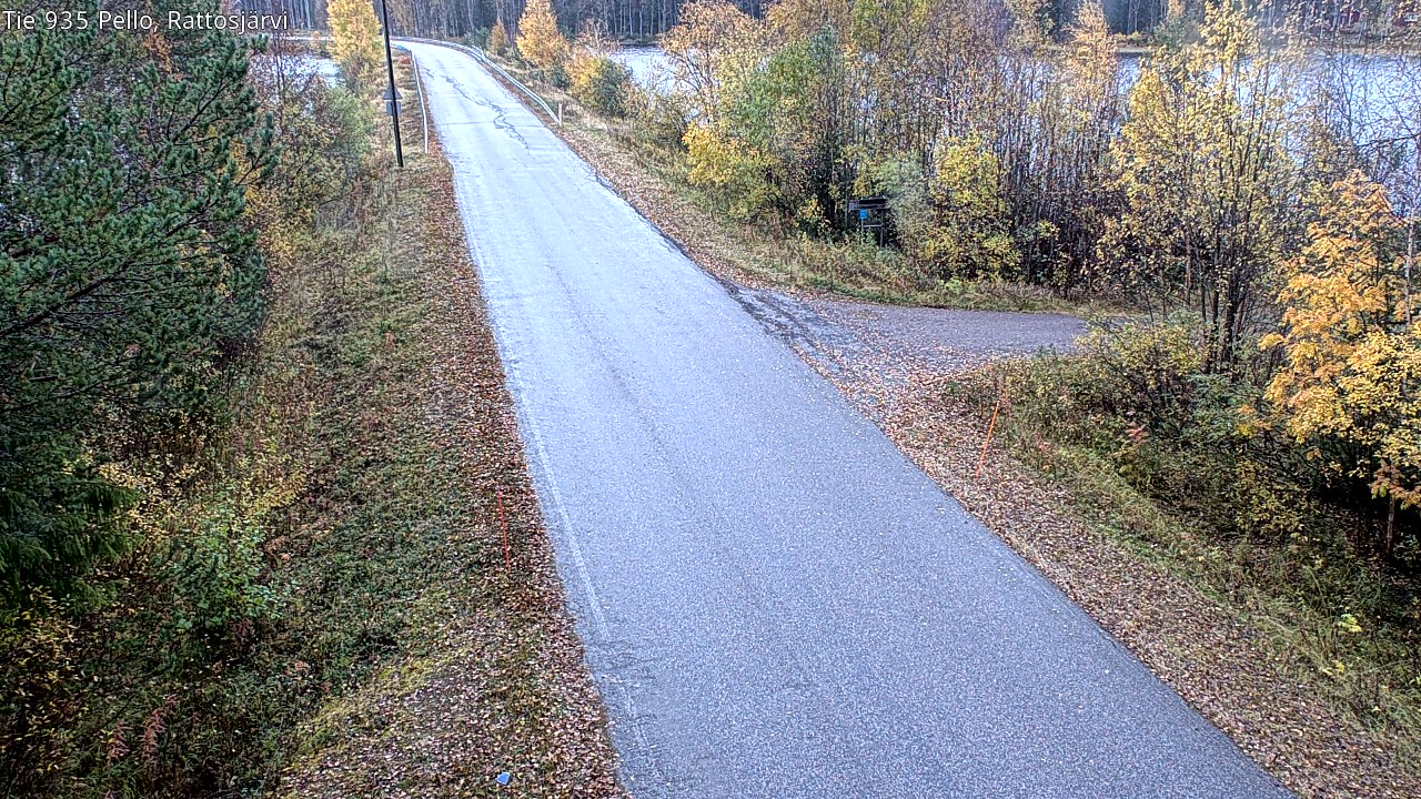 Kelikamerat Kuva Tie 935 Rattosjärvi, Pello, Lappi