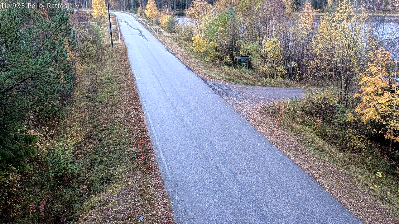 Kelikamerat Kuva Tie 935 Rattosjärvi, Pello, Lappi