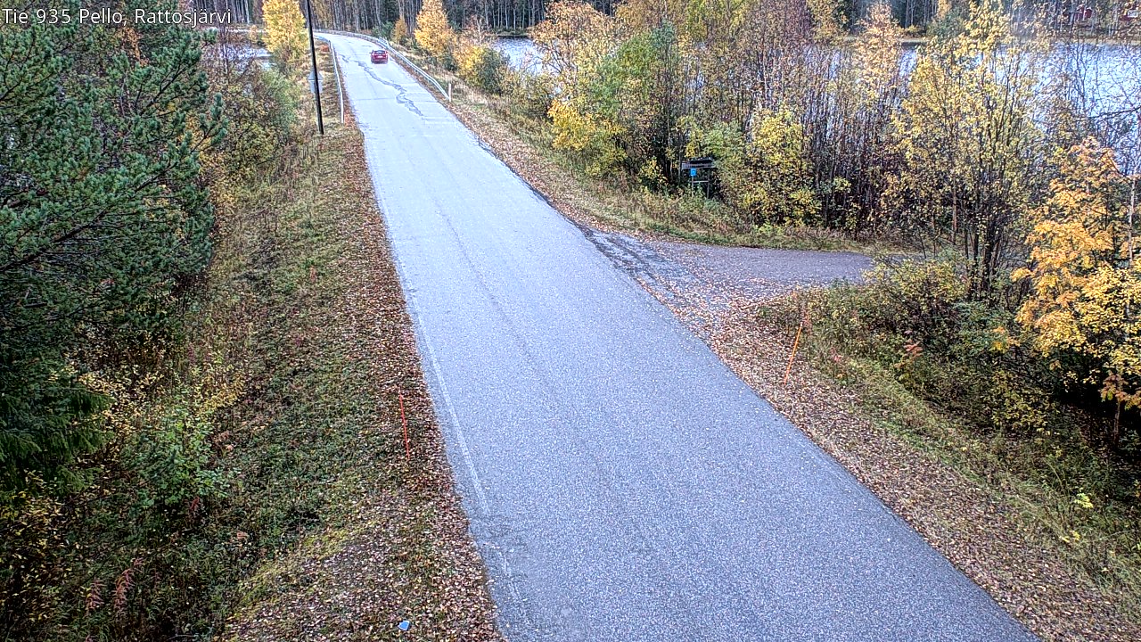Kelikamerat Kuva Tie 935 Rattosjärvi, Pello, Lappi
