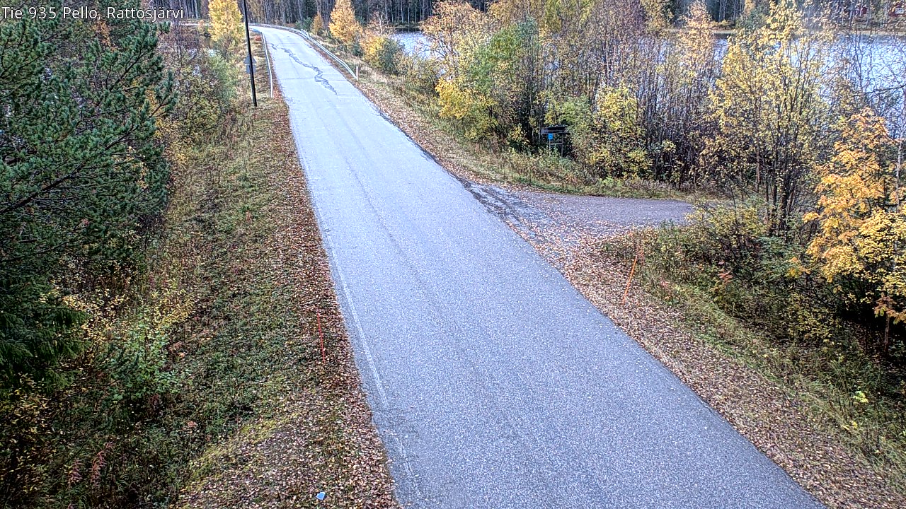 Kelikamerat Kuva Tie 935 Rattosjärvi, Pello, Lappi