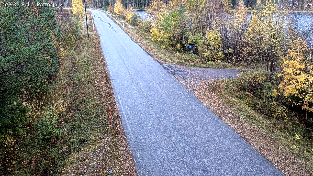 Kelikamerat Kuva Tie 935 Rattosjärvi, Pello, Lappi