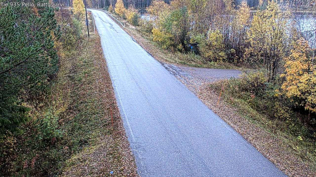 Kelikamerat Kuva Tie 935 Rattosjärvi, Pello, Lappi
