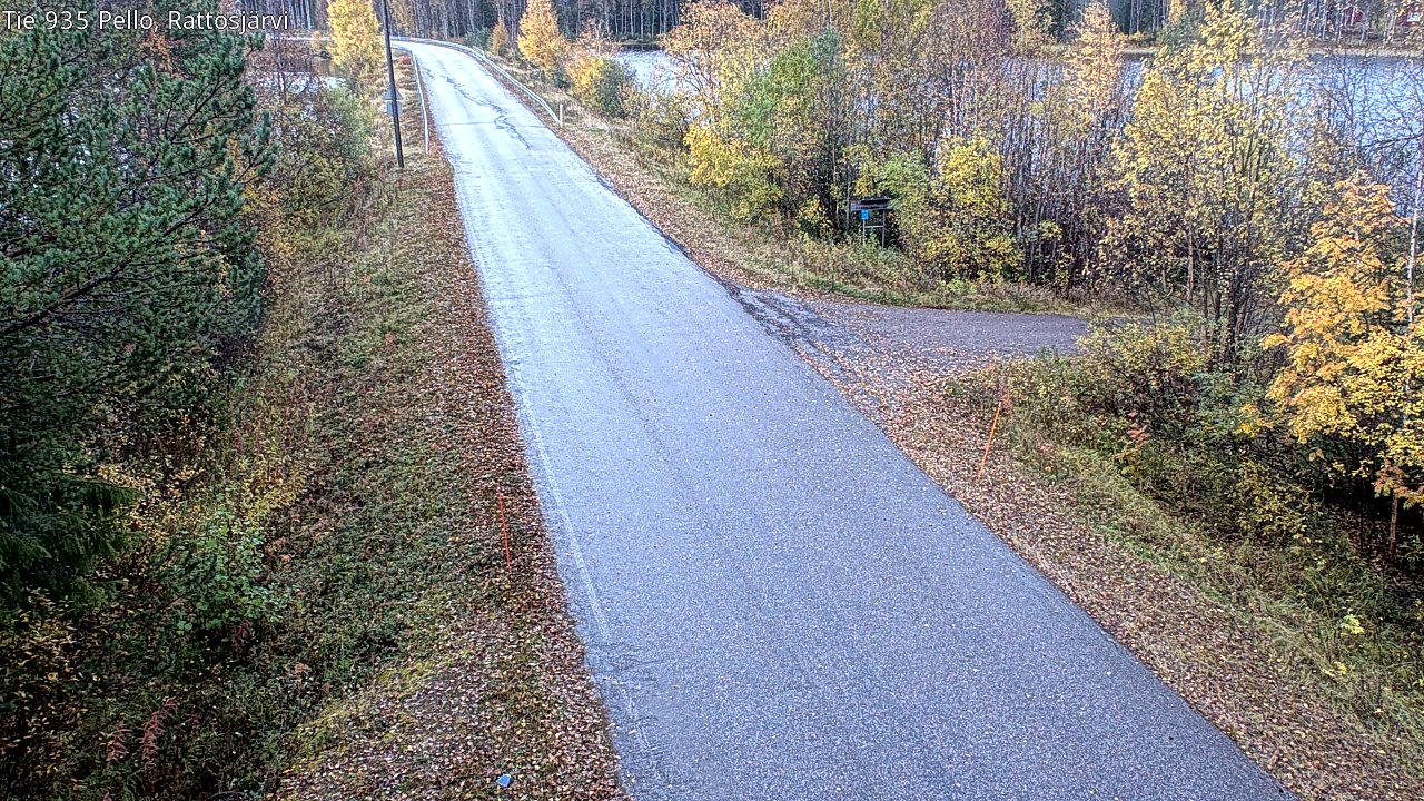 Kelikamerat Kuva Tie 935 Rattosjärvi, Pello, Lappi