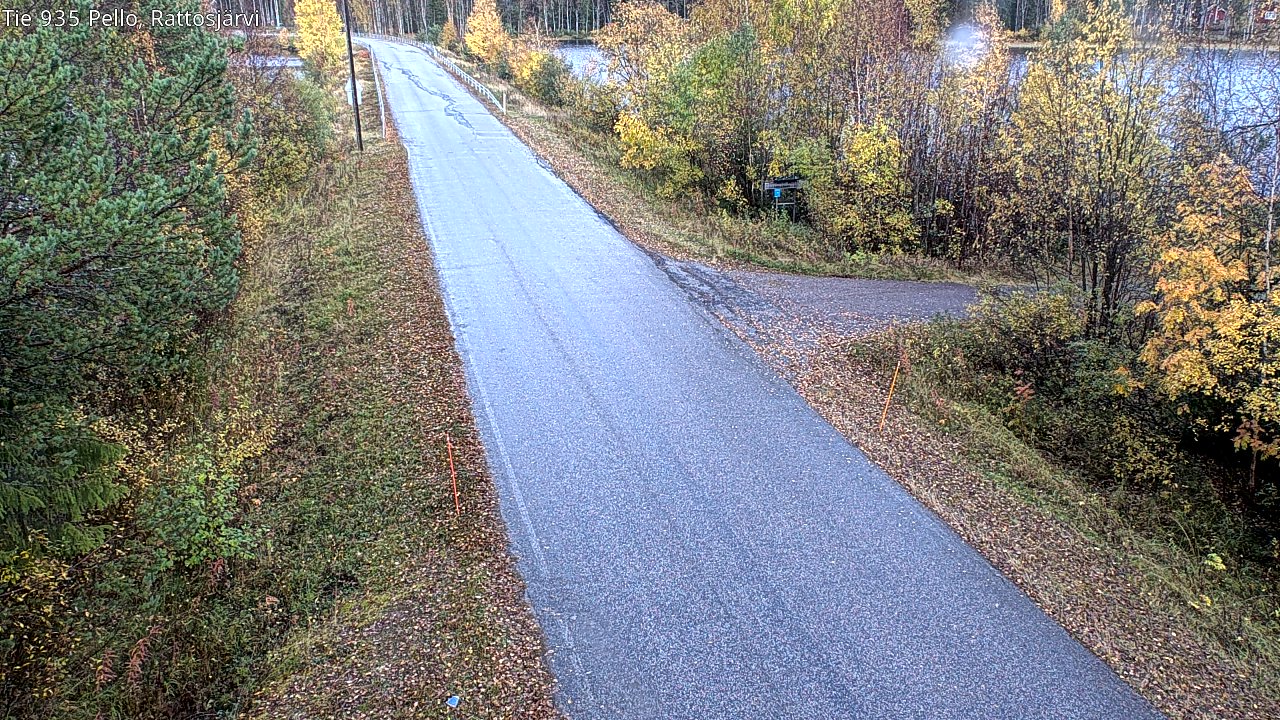 Kelikamerat Kuva Tie 935 Rattosjärvi, Pello, Lappi