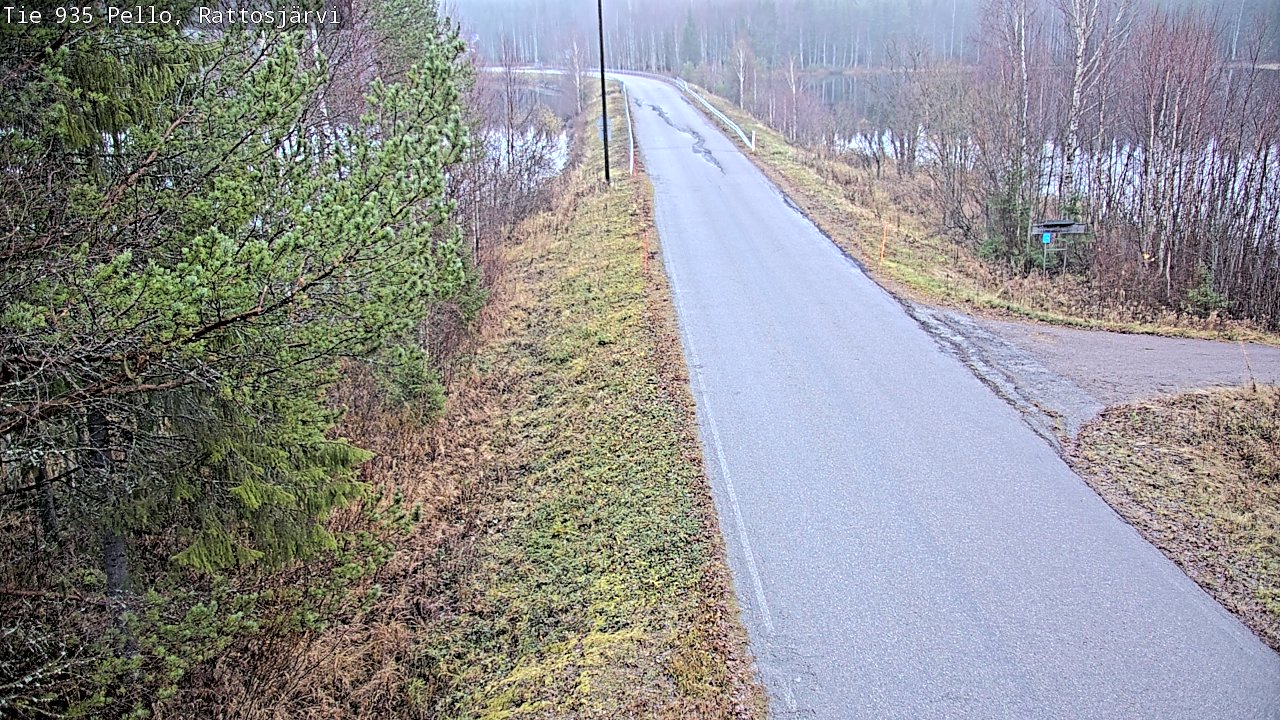 Kelikamerat Kuva Tie 935 Rattosjärvi, Pello, Lappi