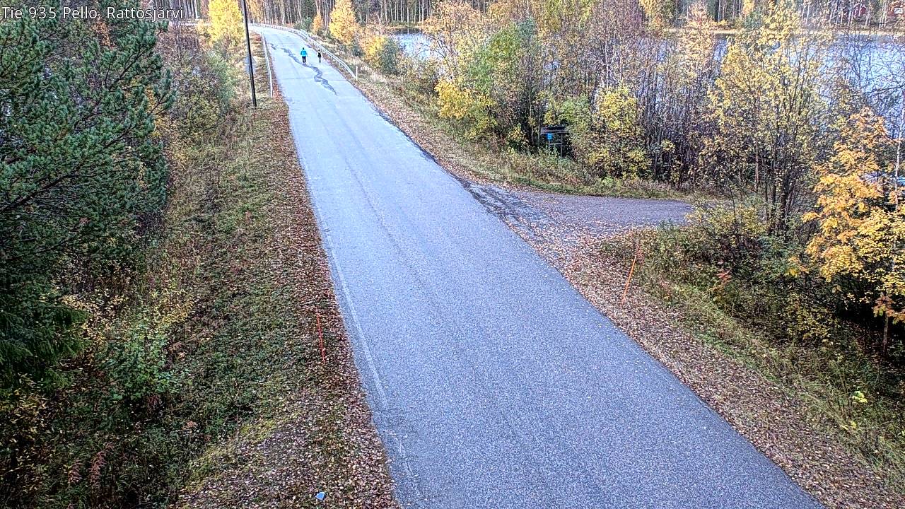 Kelikamerat Kuva Tie 935 Rattosjärvi, Pello, Lappi