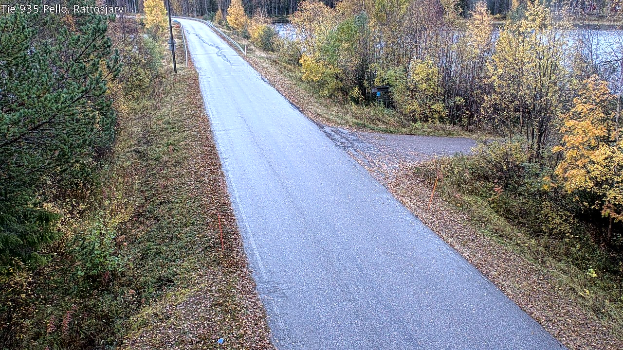 Kelikamerat Kuva Tie 935 Rattosjärvi, Pello, Lappi