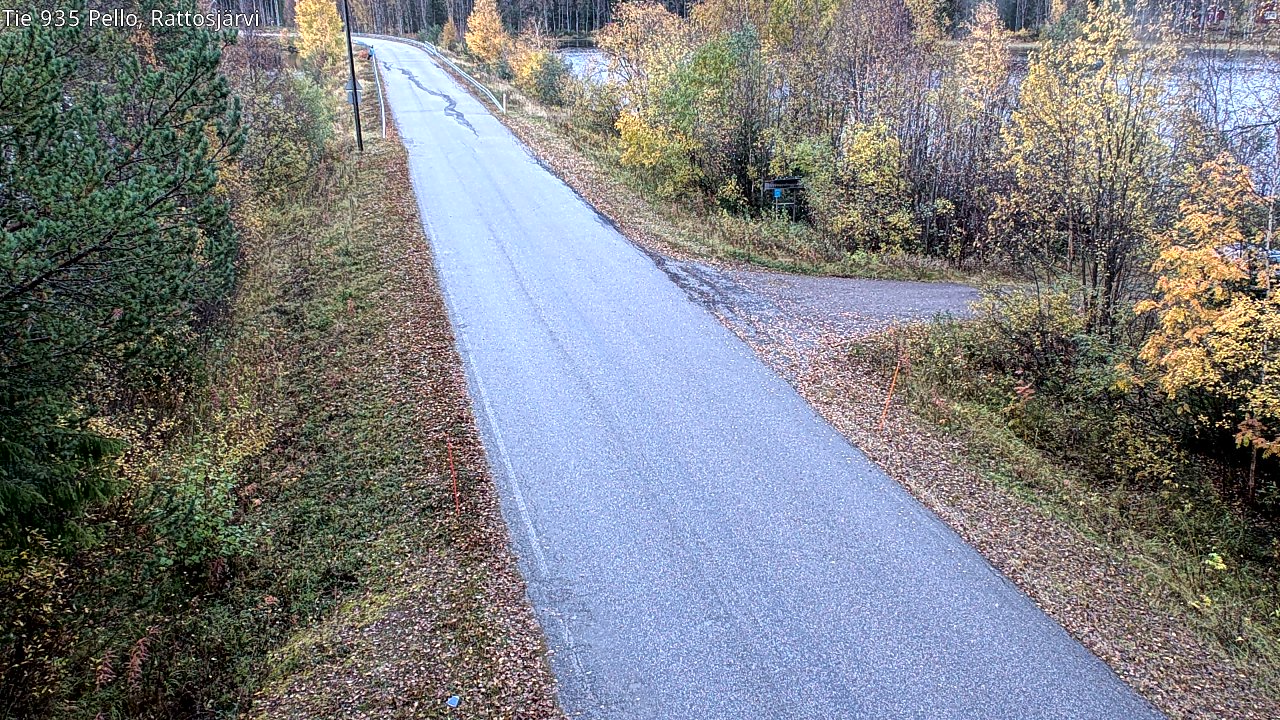 Kelikamerat Kuva Tie 935 Rattosjärvi, Pello, Lappi