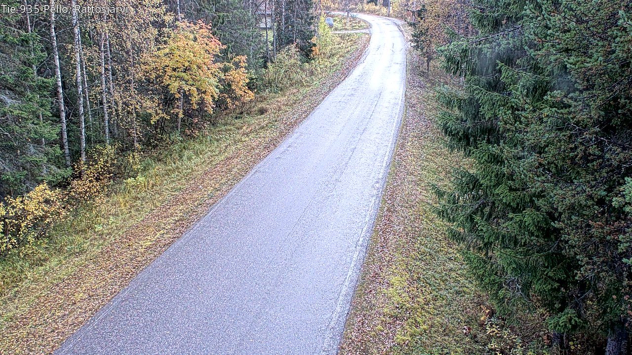 Kelikamerat Kuva Tie 935 Rattosjärvi, Pello, Lappi