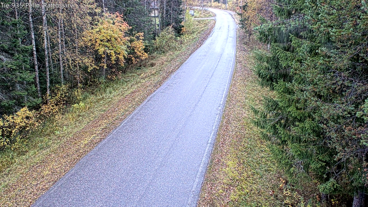 Kelikamerat Kuva Tie 935 Rattosjärvi, Pello, Lappi