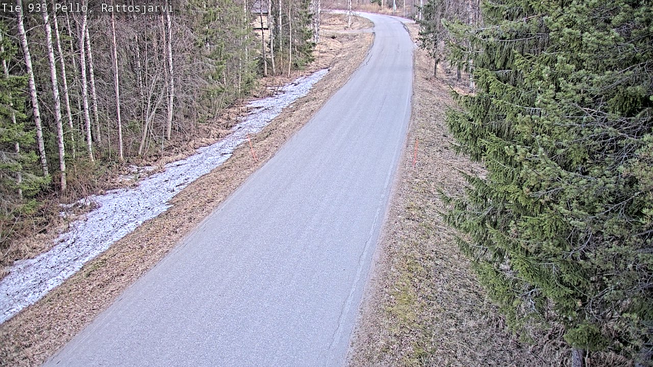Kelikamerat Kuva Tie 935 Rattosjärvi, Pello, Lappi