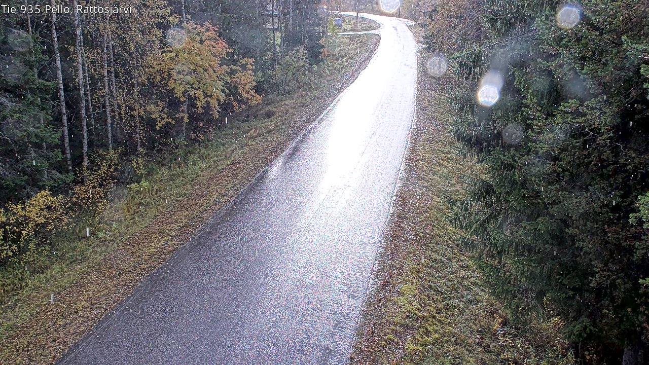 Kelikamerat Kuva Tie 935 Rattosjärvi, Pello, Lappi