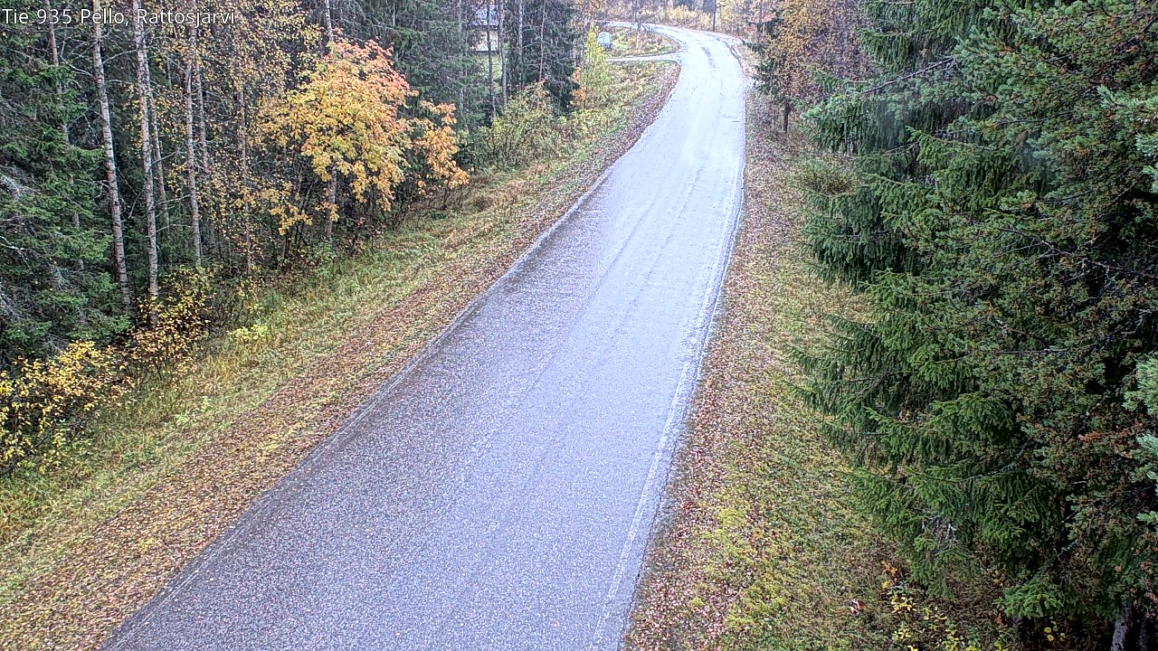 Weather Camera Image Road 935 Rattosjärvi, Pello, Lappi