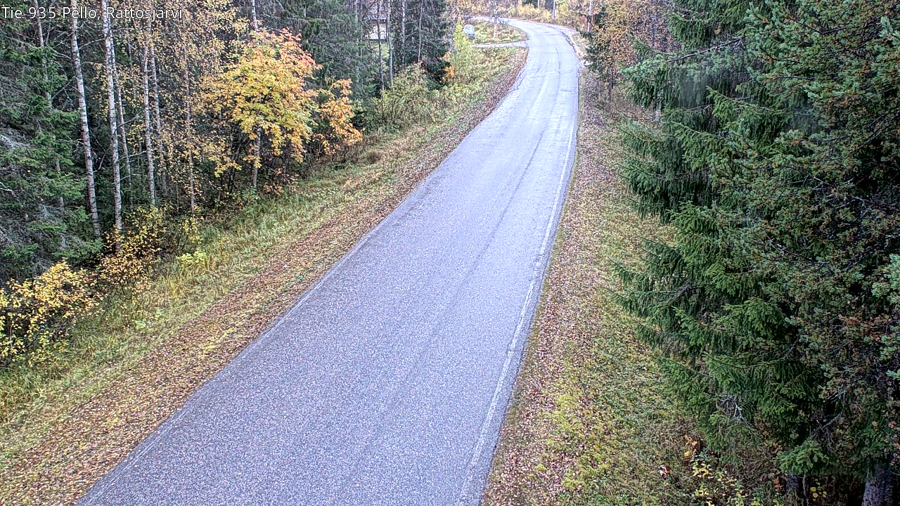 Kelikamerat Kuva Tie 935 Rattosjärvi, Pello, Lappi