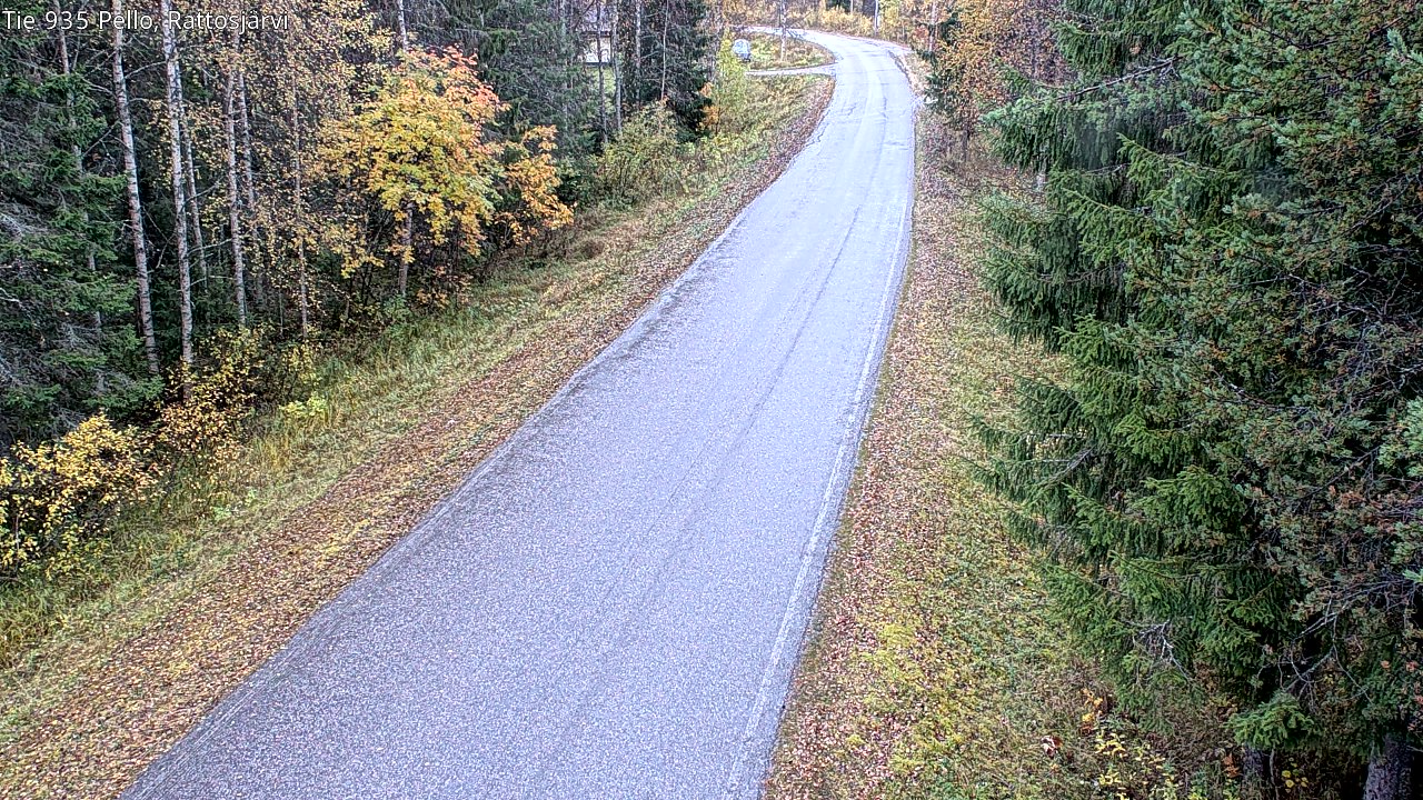 Kelikamerat Kuva Tie 935 Rattosjärvi, Pello, Lappi