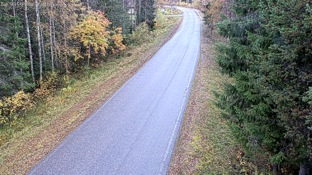 Kelikamerat Kuva Tie 935 Rattosjärvi, Pello, Lappi