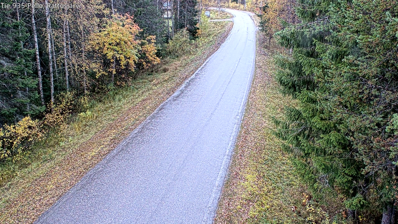 Kelikamerat Kuva Tie 935 Rattosjärvi, Pello, Lappi