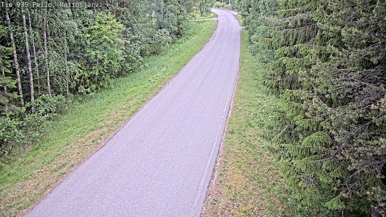 Kelikamerat Kuva Tie 935 Rattosjärvi, Pello, Lappi