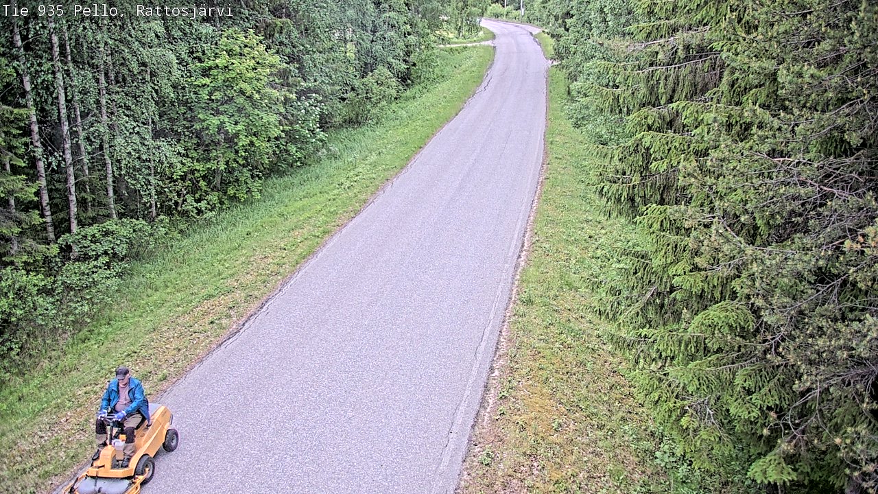Kelikamerat Kuva Tie 935 Rattosjärvi, Pello, Lappi