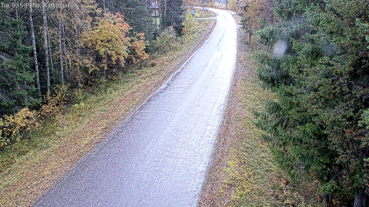 Kelikamerat Kuva Tie 935 Rattosjärvi, Pello, Lappi