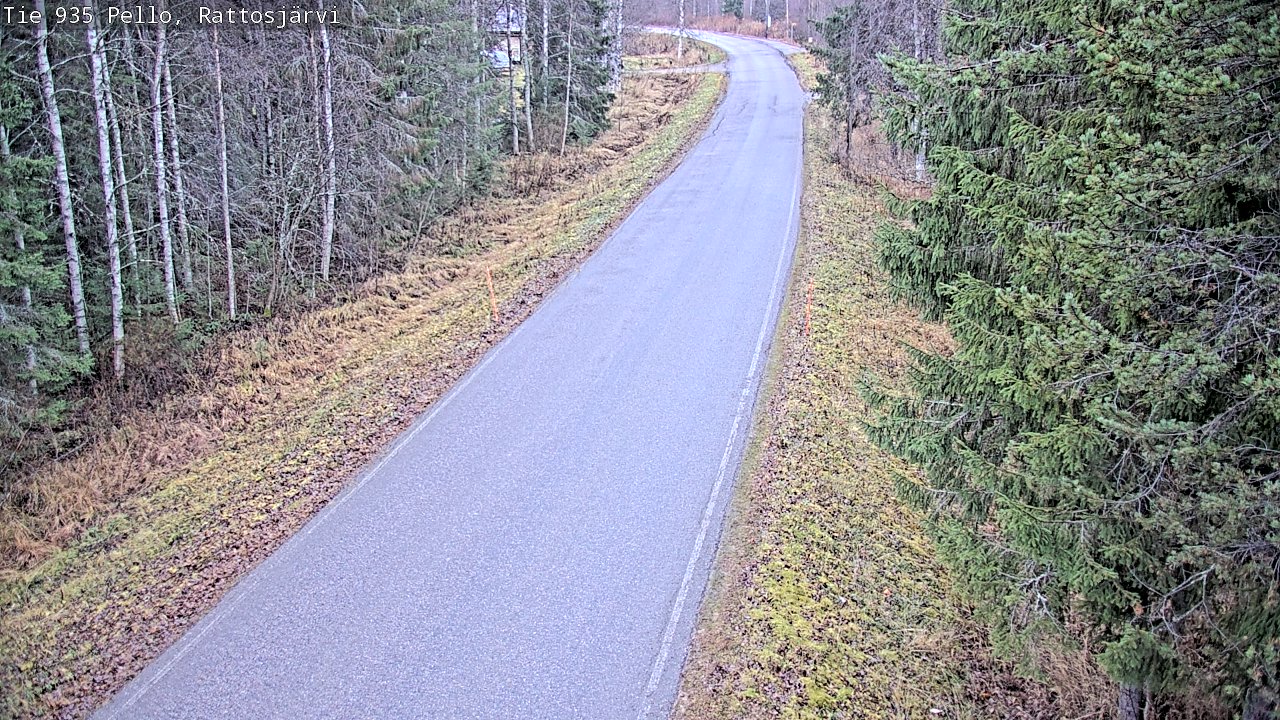 Kelikamerat Kuva Tie 935 Rattosjärvi, Pello, Lappi