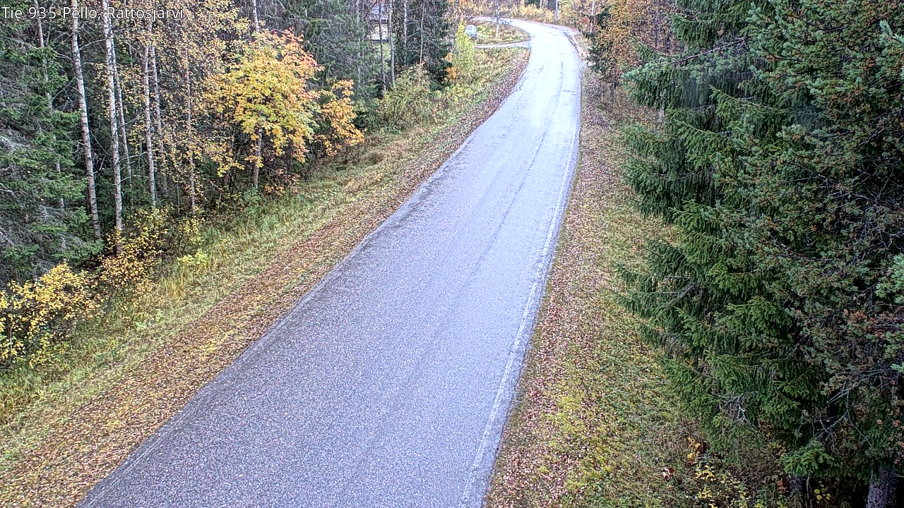 Kelikamerat Kuva Tie 935 Rattosjärvi, Pello, Lappi