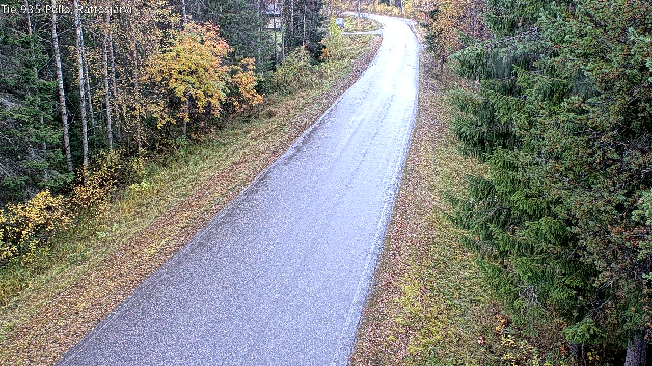 Kelikamerat Kuva Tie 935 Rattosjärvi, Pello, Lappi