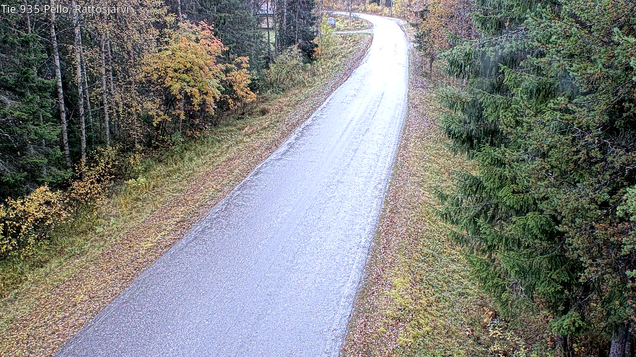 Kelikamerat Kuva Tie 935 Rattosjärvi, Pello, Lappi