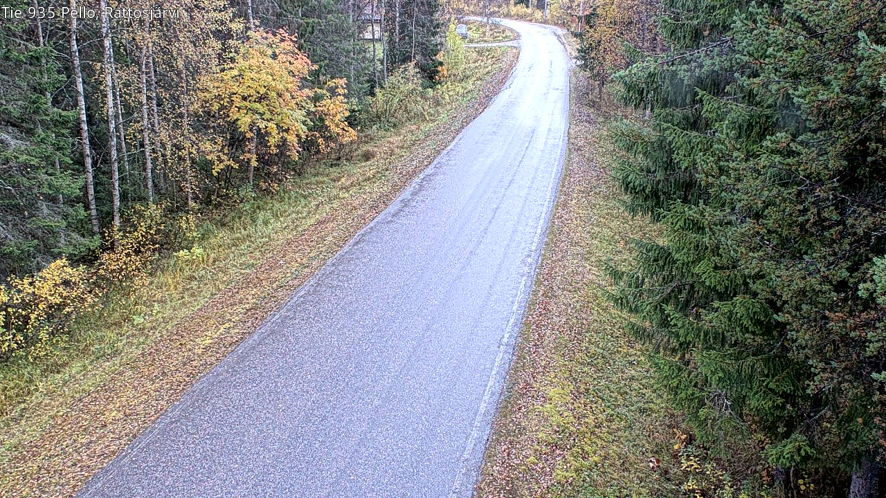 Kelikamerat Kuva Tie 935 Rattosjärvi, Pello, Lappi
