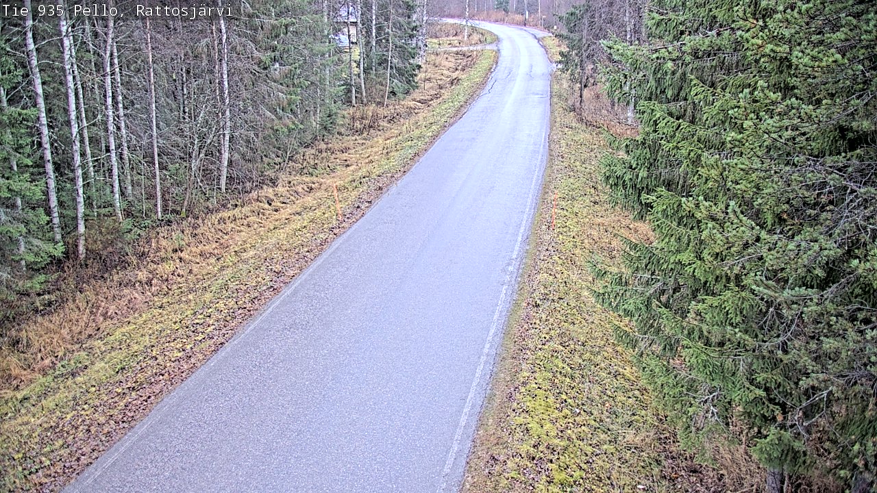 Kelikamerat Kuva Tie 935 Rattosjärvi, Pello, Lappi