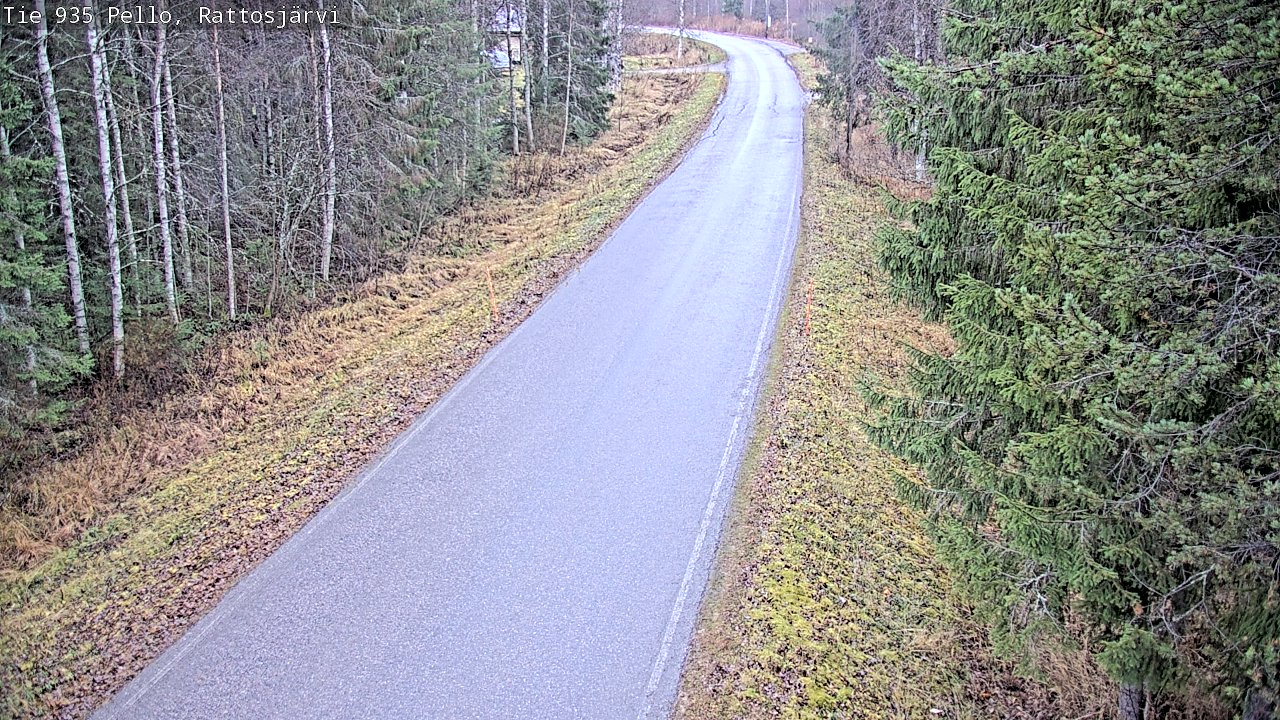 Kelikamerat Kuva Tie 935 Rattosjärvi, Pello, Lappi