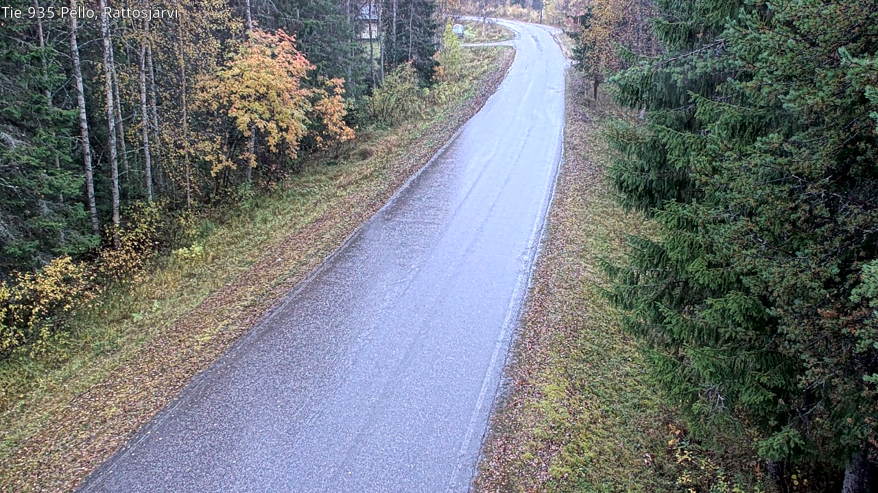 Kelikamerat Kuva Tie 935 Rattosjärvi, Pello, Lappi