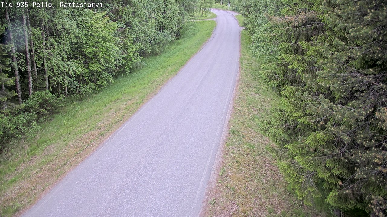 Kelikamerat Kuva Tie 935 Rattosjärvi, Pello, Lappi