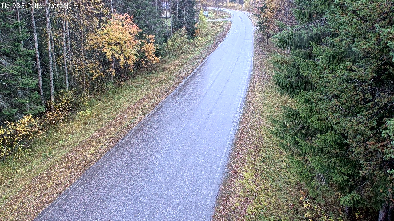 Kelikamerat Kuva Tie 935 Rattosjärvi, Pello, Lappi