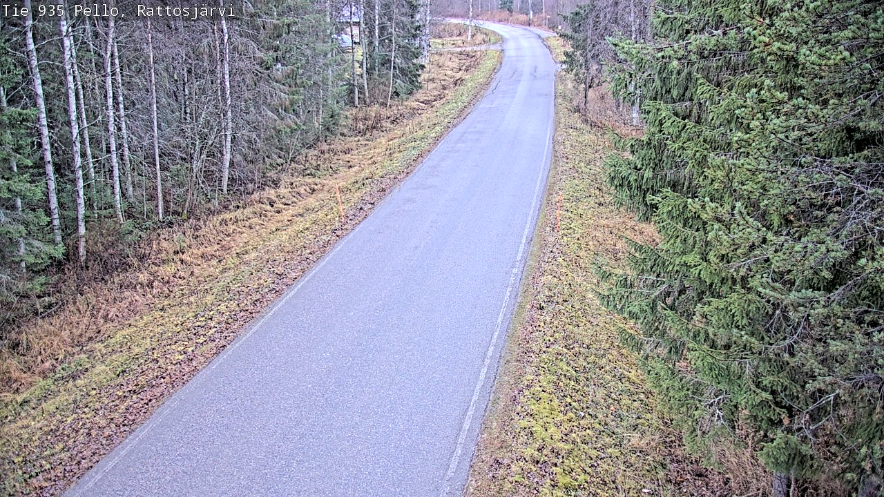 Kelikamerat Kuva Tie 935 Rattosjärvi, Pello, Lappi