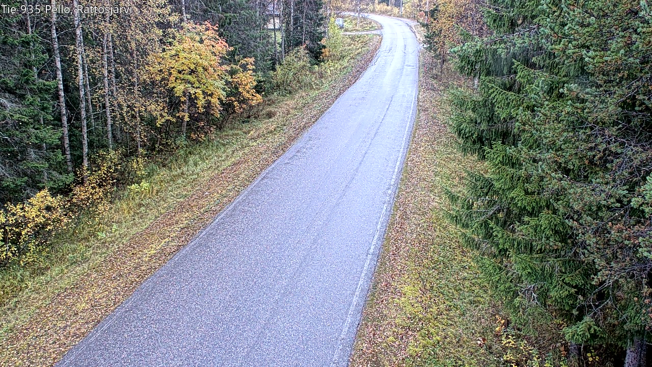 Kelikamerat Kuva Tie 935 Rattosjärvi, Pello, Lappi