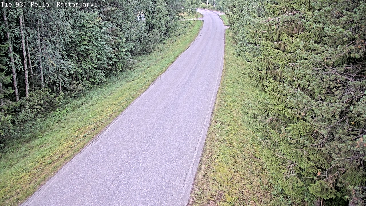Kelikamerat Kuva Tie 935 Rattosjärvi, Pello, Lappi