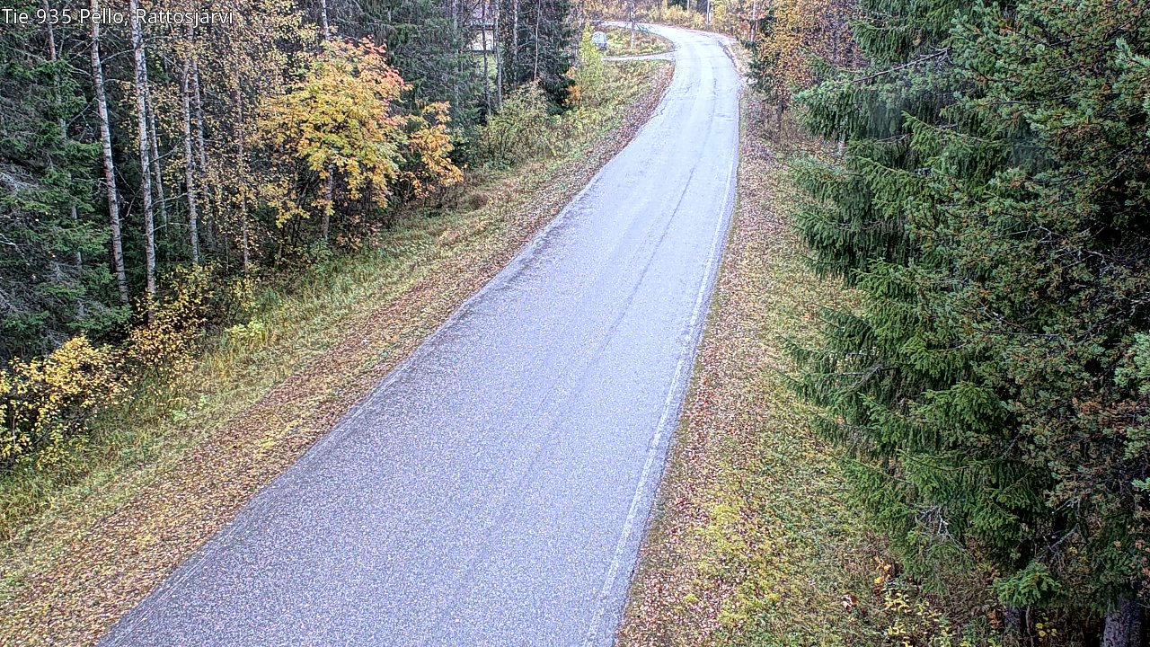 Kelikamerat Kuva Tie 935 Rattosjärvi, Pello, Lappi