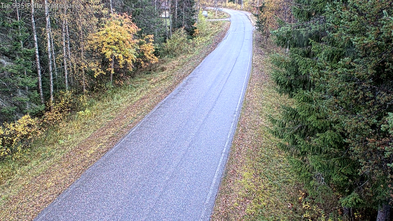 Kelikamerat Kuva Tie 935 Rattosjärvi, Pello, Lappi